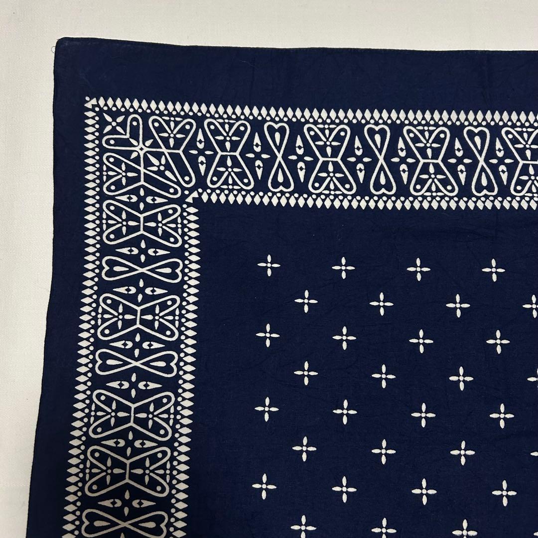 ★ 希少 デッドストック クロス バンダナ USA製 60s ヴィンテージ