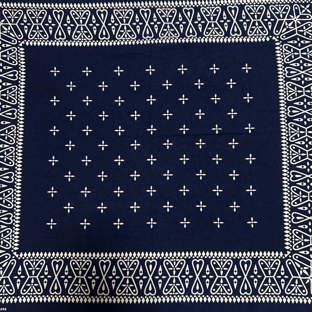 ★ 希少 デッドストック クロス バンダナ USA製 60s ヴィンテージ