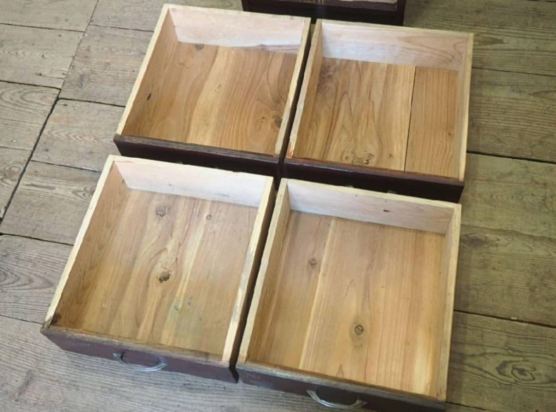 1050 ヴィンテージ　ラワンのチェスト　収納棚　書類ケース　引き出し　レトロ