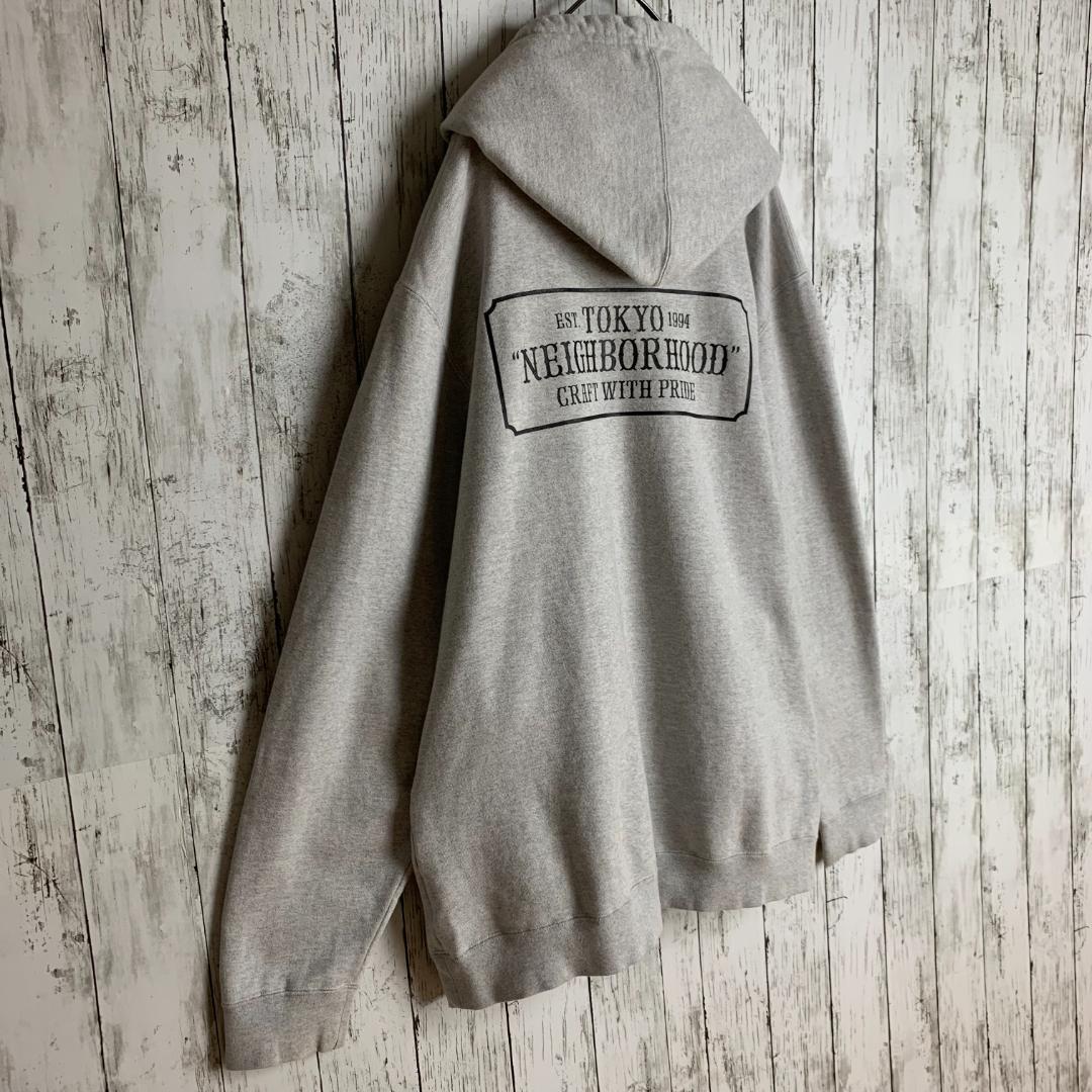 【ビッグシルエット】ネイバーフッド☆バックBOXロゴ入りパーカー/2593.