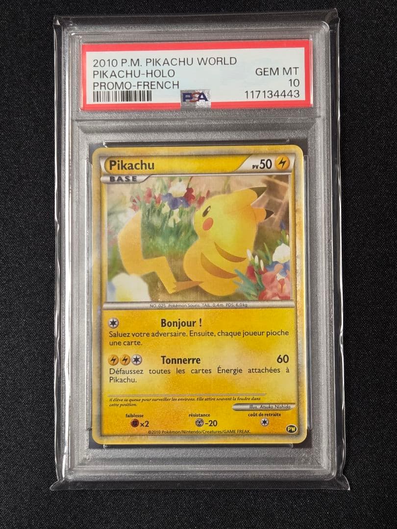 【PSA10】 ピカチュウ-フランス （PW）LEGEND ピカチュウ ワールド