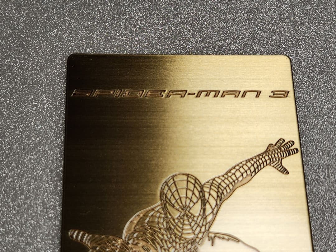 au　スパイダーマン３　プレート