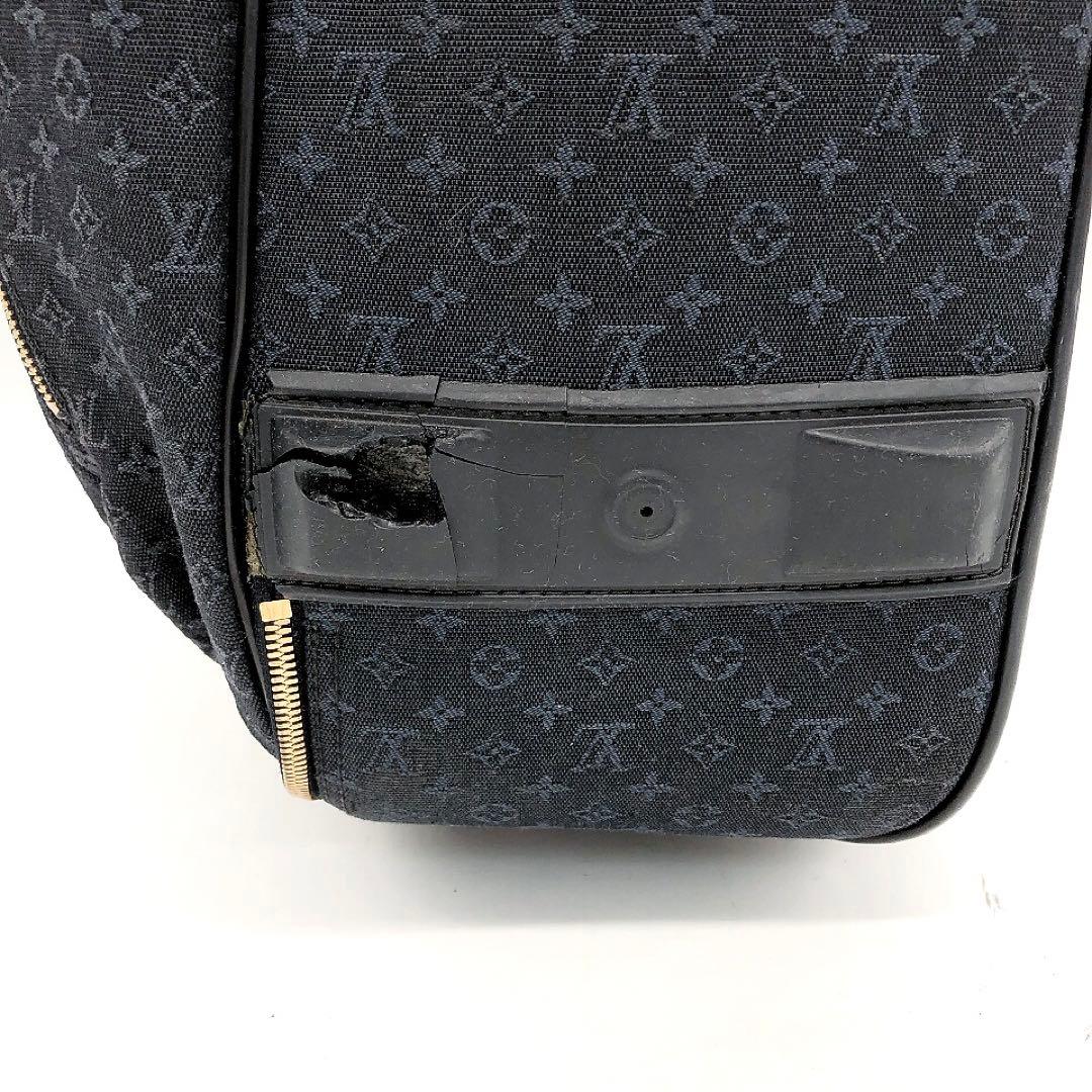 【LOUIS VUITTON】キャリーケース　モノグラムミニ　アネット　ネイビー