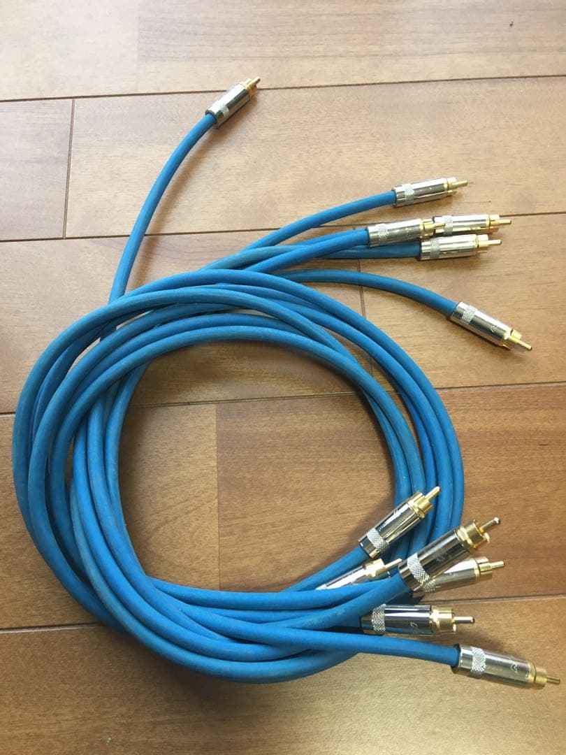 BELDEN 8412 RCAケーブル　REAN RCAプラグ付き1m x 6本