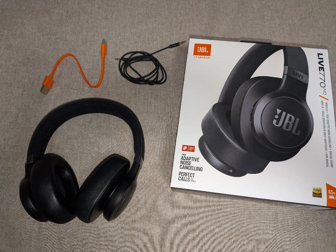 JBL LIVE 770NC ワイヤレスヘッドホン ブラック