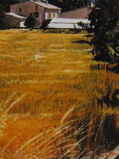 中尾新也、ソーに続く道から、希少な画集より、新品高級額、額装付