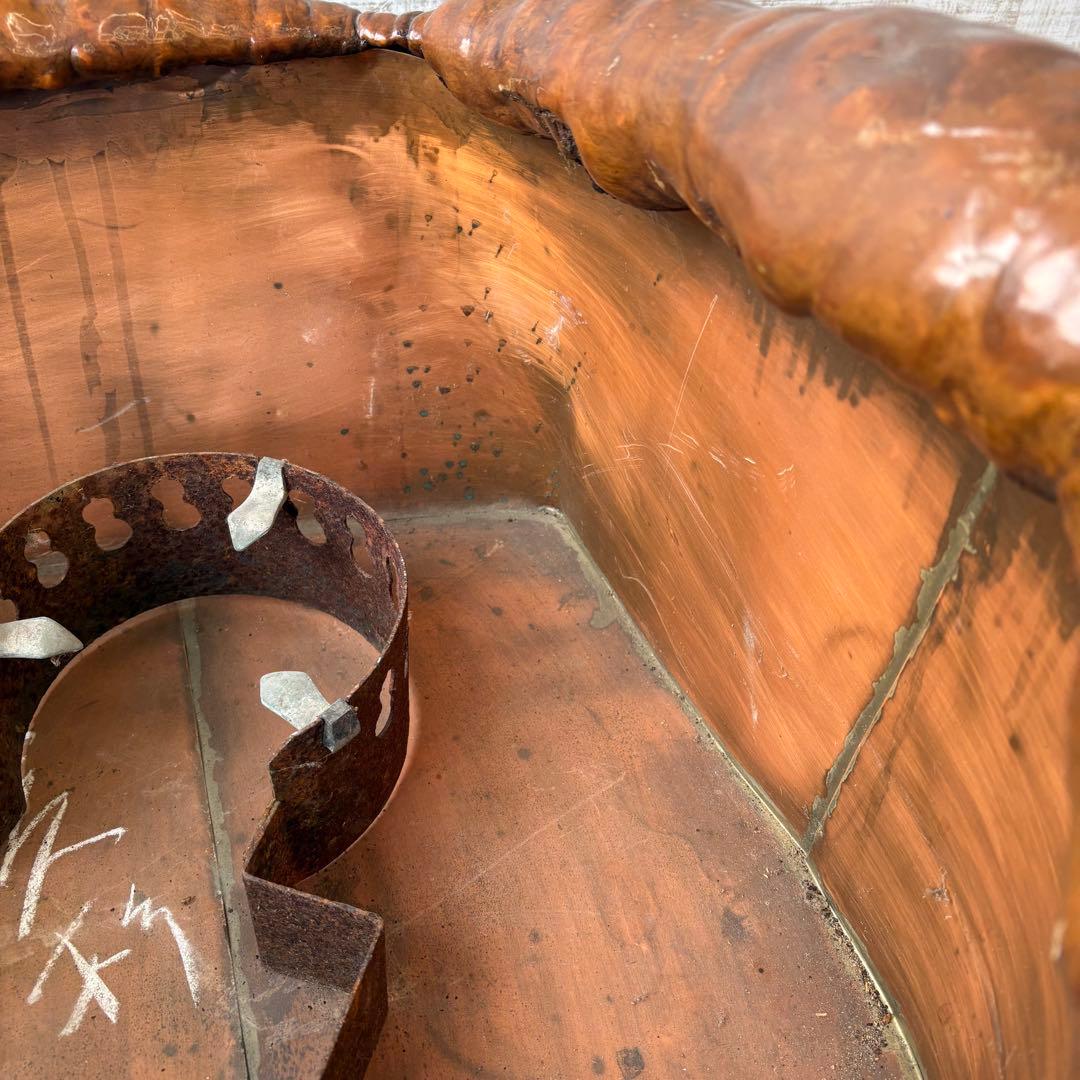 昭和レトロ 古家具 屋久杉 切り株火鉢 天然木製 大型火鉢 囲炉裏 古民家古道具