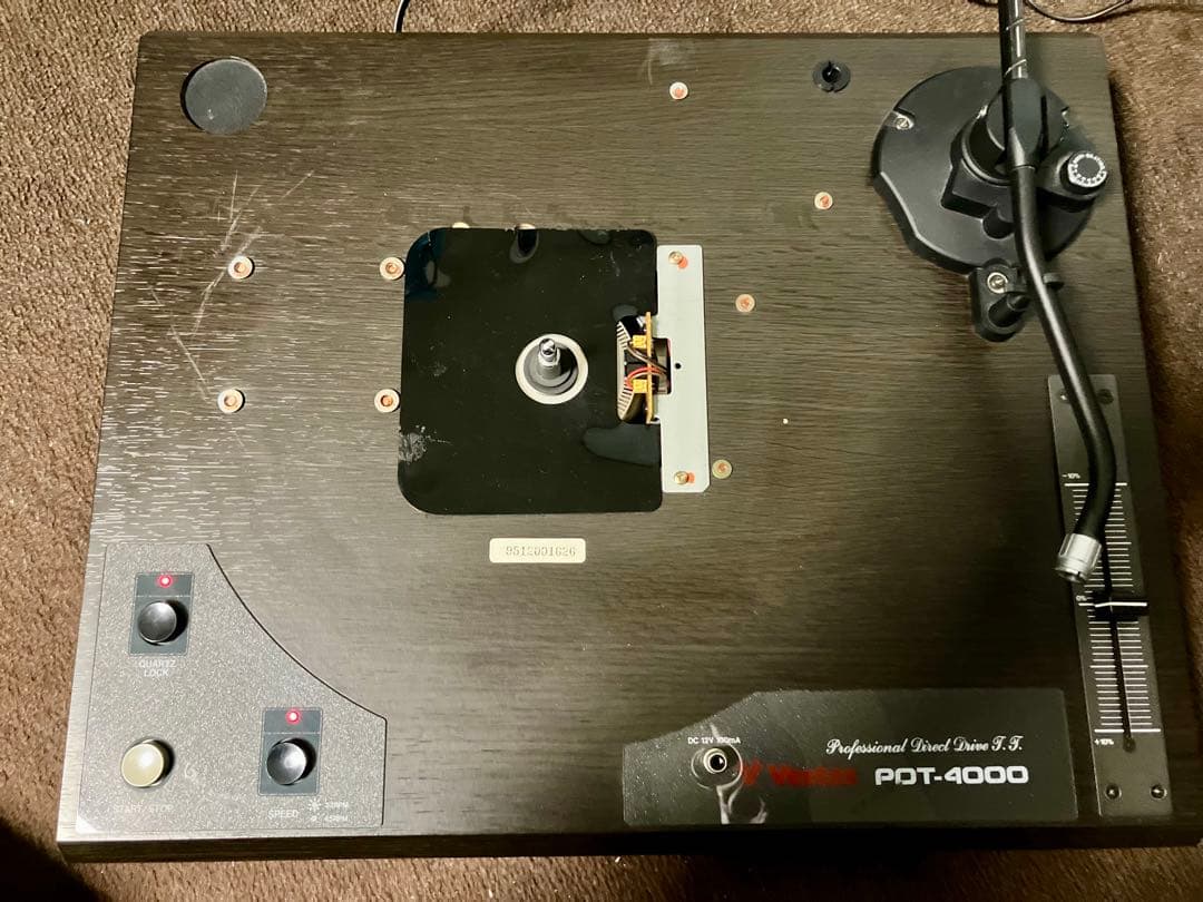 ジャンク　Vestax POT-4000 ターンテーブル