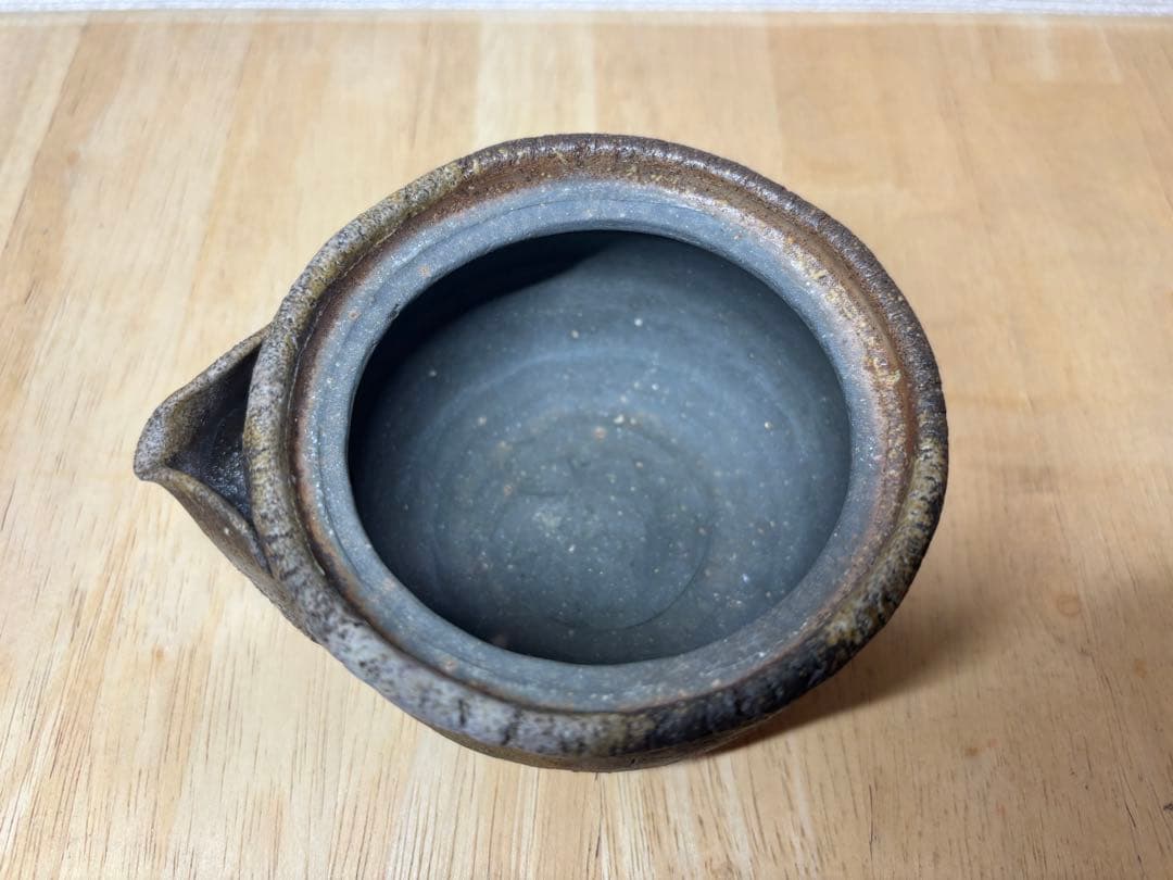 54.備前焼 宝瓶 登り窯 鶏 にわとり ニワトリ 手びねり 急須