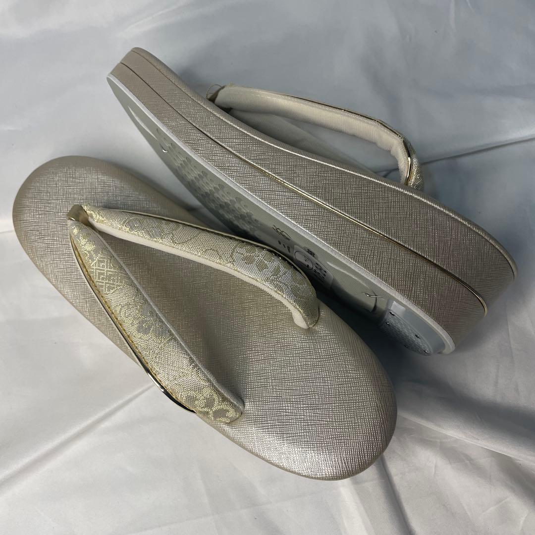 新品　入学式　訪問着　留袖など　草履　バッグ　セット　L ゴールド　フォーマル