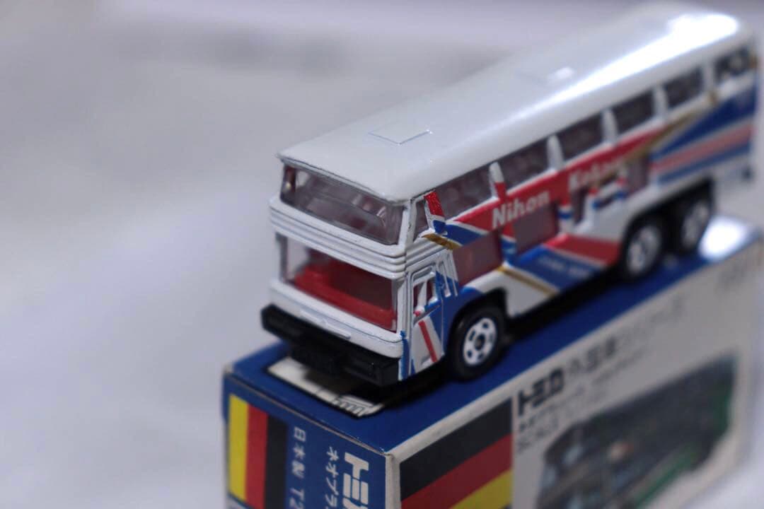 日本製　トミカ　外国車シリーズ　ネオプランバス　スカイライナー　青箱　F37