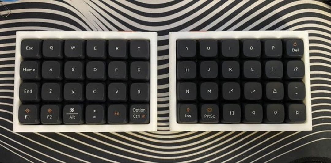 「自作キーボード」let's split