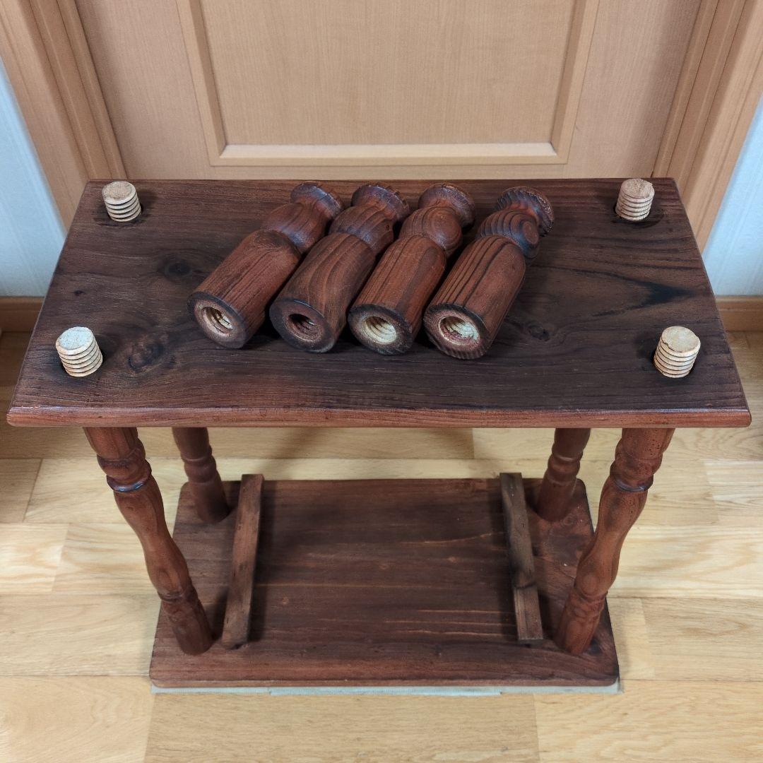 木製サイドテーブル　カフェテーブル