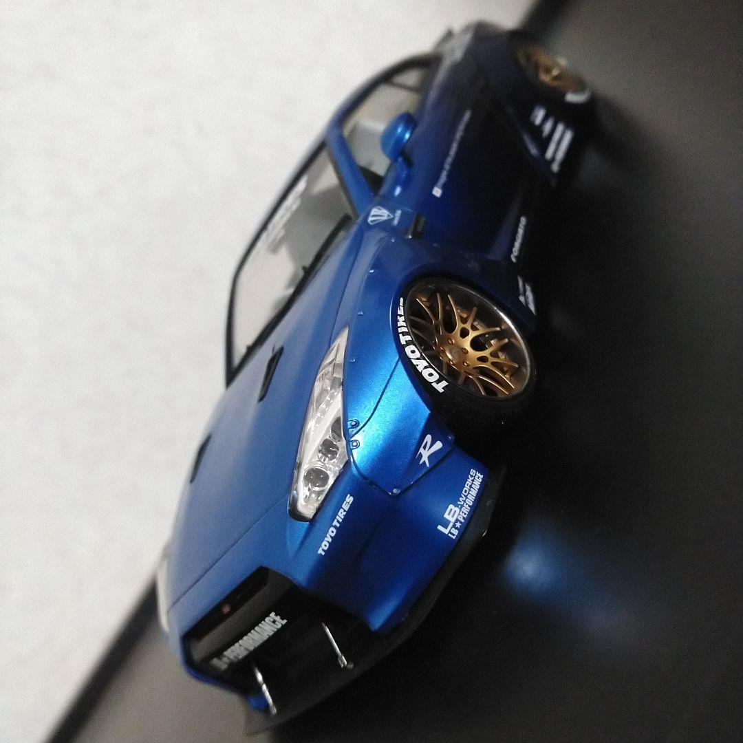 アオシマ1/24リバティウォークLBGT-R35プラモデル完成品