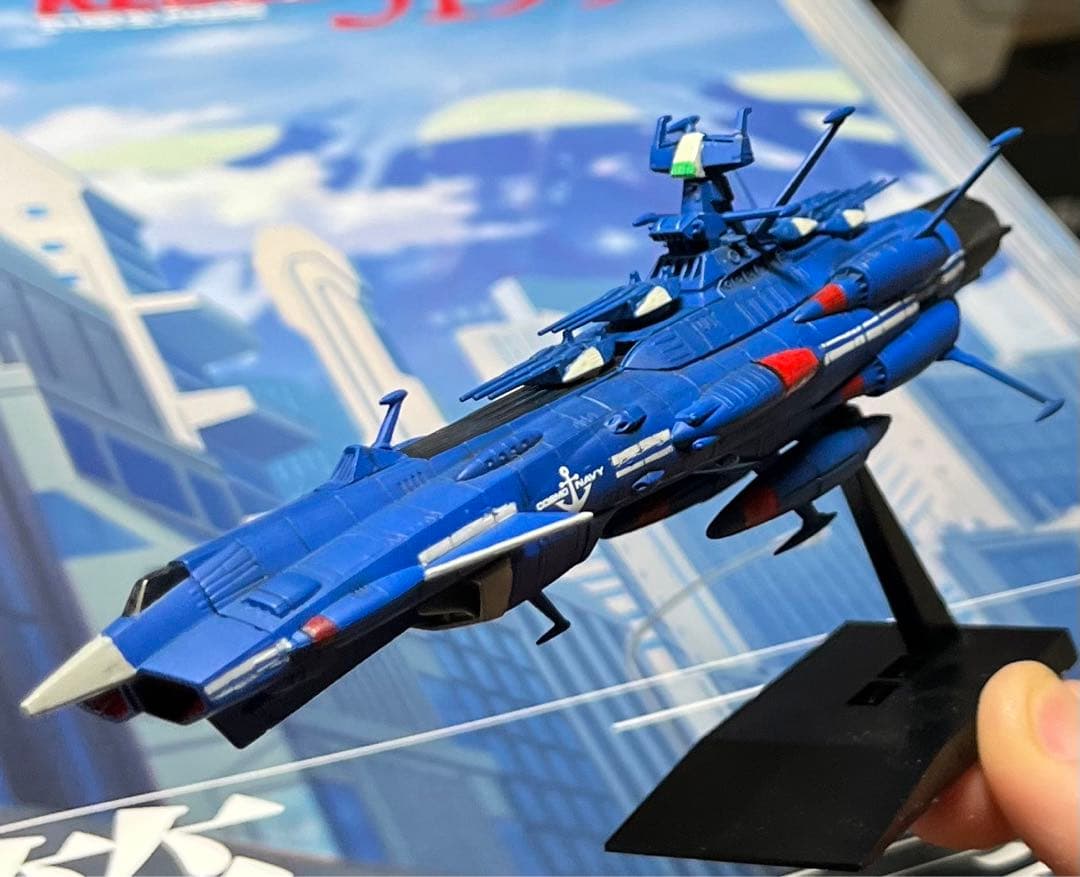 宇宙戦艦ヤマトプラモデル　メカコレ完成品　アンドロメダ級宇宙戦艦アルデバラン②