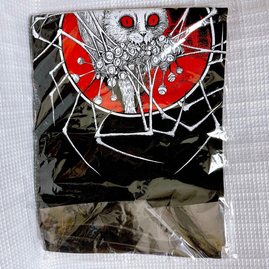 伊藤潤二 墓場の画廊 ギャロン Lサイズ ロンＴ ポップアップ 猫