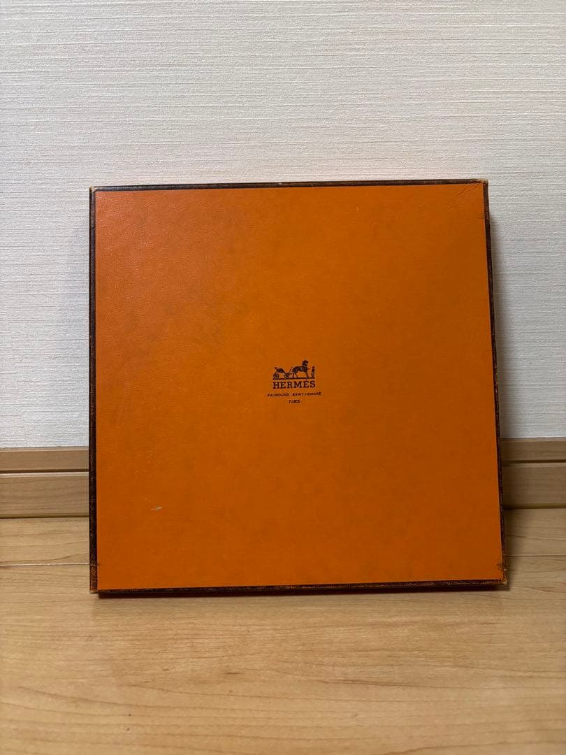 HERMES スカーフ 船と人物デザイン