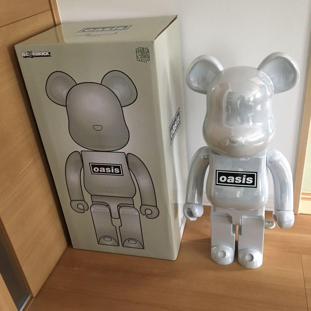 ベアブリック 1000% oasis ホワイトバージョン　美品