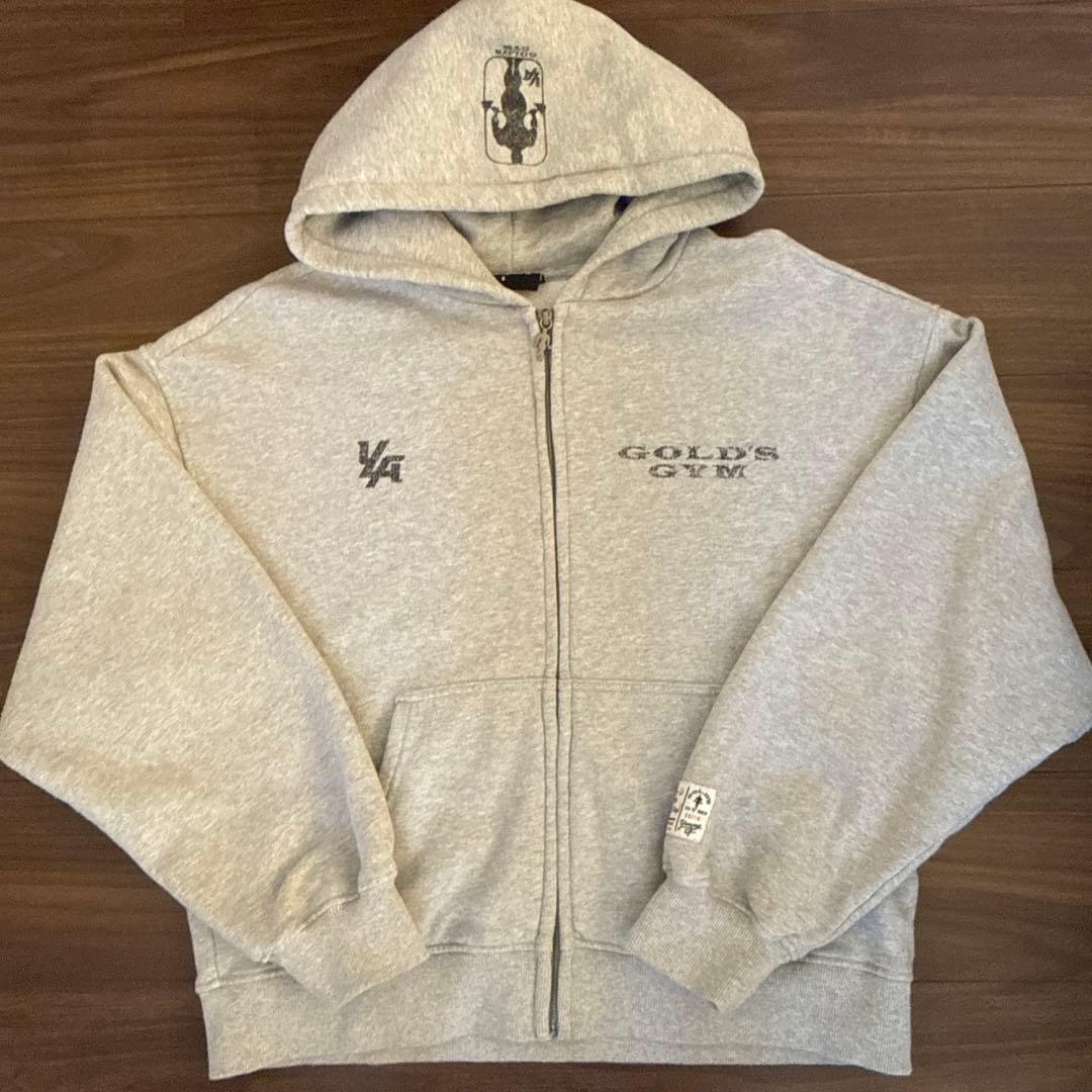 トップス  5162 GOLDS GYM THROWBACK ZIP-UPS