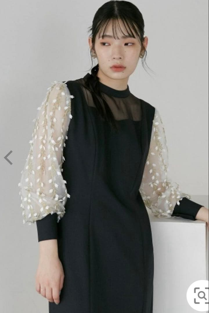 Callarus ブラックパーティードレス 大きいサイズ　　LL