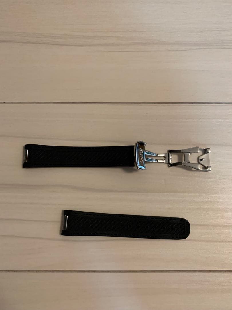 オメガ　ラバーベルト ステンレスバックル　20mm