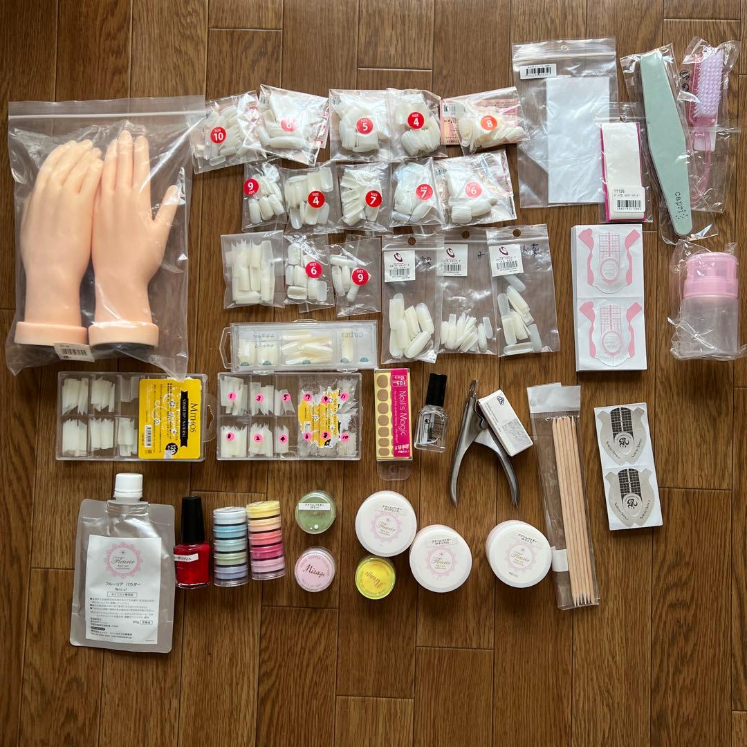 ネイル検定練習セット 新品ハンド付き テキスト付き
