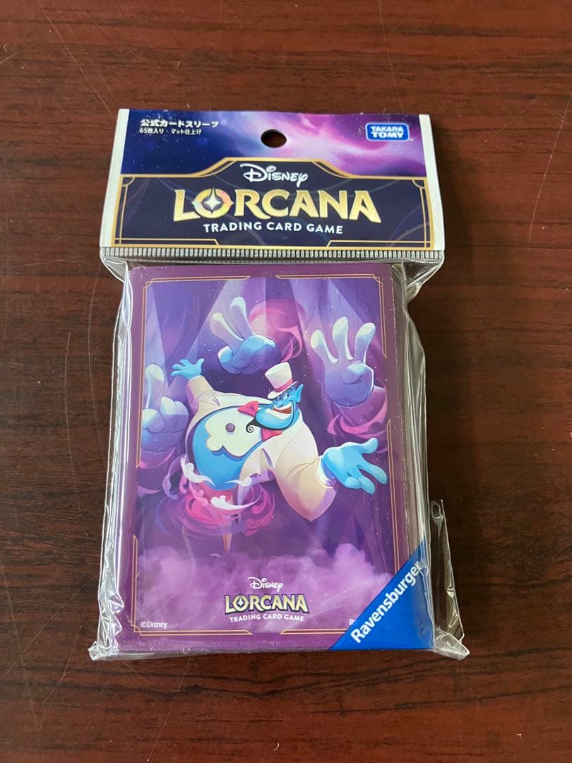 ディズニー・ロルカナ公式カードスリーブ　ジーニー　頼れる友だち　４０個