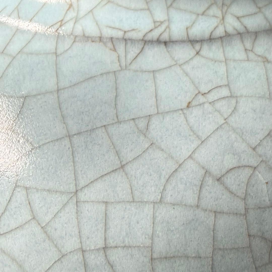 人間国宝　中島宏　青磁壺　共箱　上位作　究極の青磁　高さ23.2cm　栞