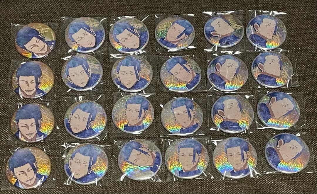 呪術廻戦 彩光 夏油 缶バッジ