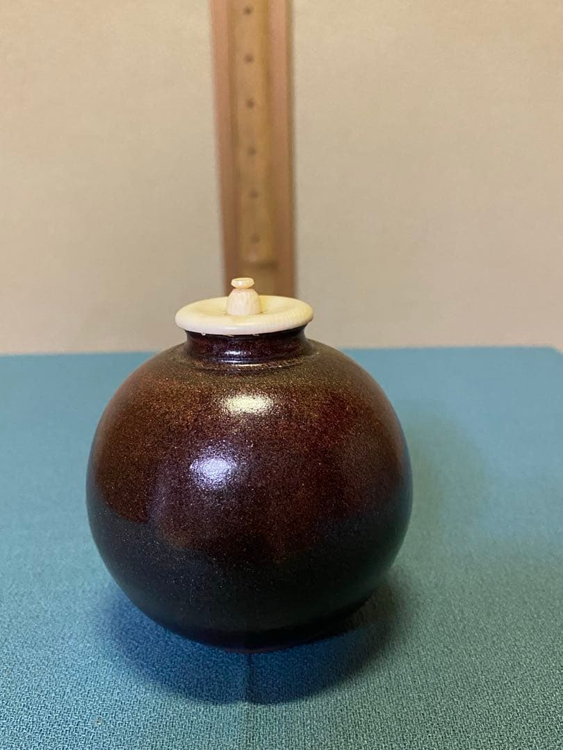 ⭐️本日限定⭐️茶道具/茶入 笹田有祥『模 珠光文琳』平安東山 唐物 大名物