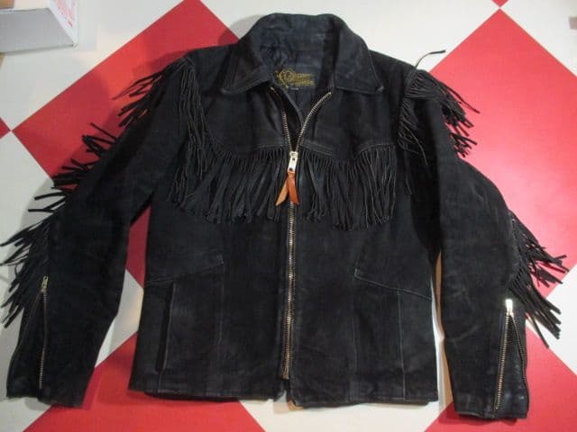 ヴィンテージ BRANDED GARMENTS フリンジスエードレザージャケット