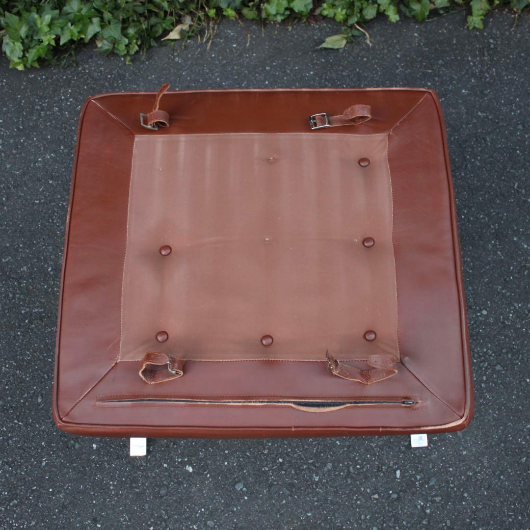 バルセロナチェア オットマン スツール 本革 レザー ブラウン リプロダクト