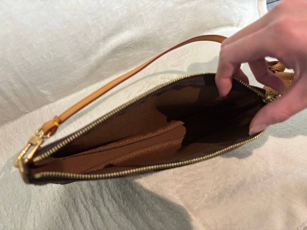 【美品】ルイヴィトン モノグラム ポシェット アクセソワール アクセサリーポーチ