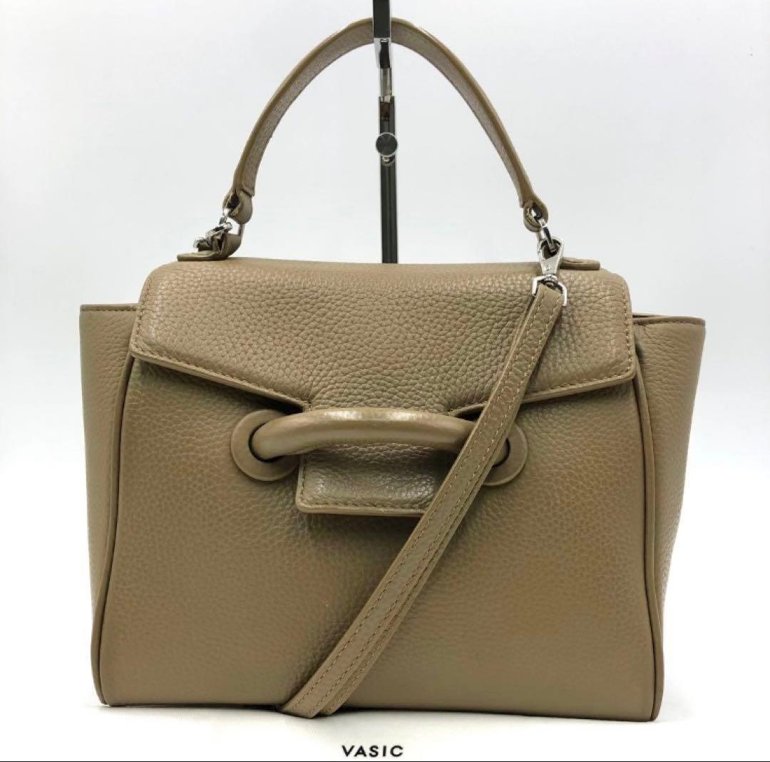 極美品　vasic ヴァジック エバー　ミニ　本革