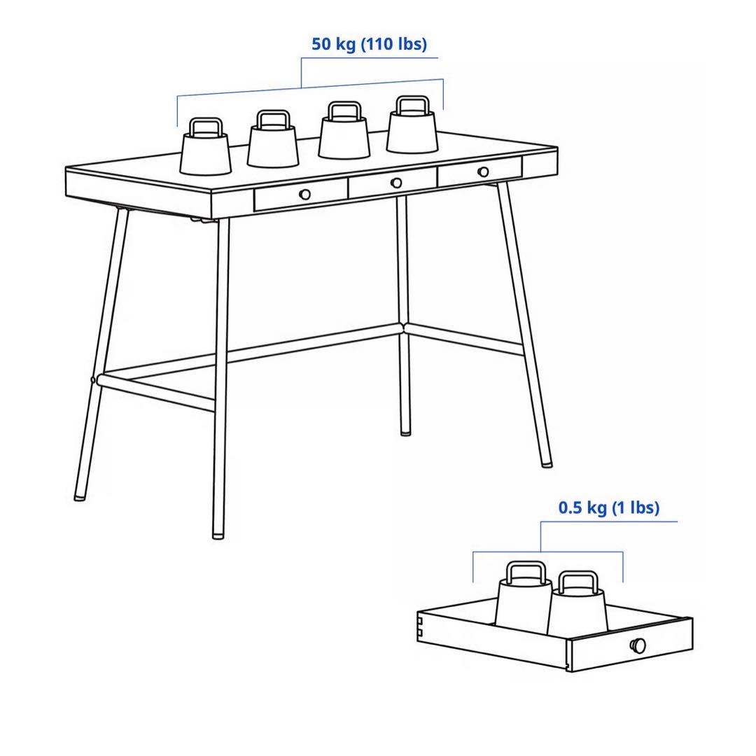 IKEA イケア　LILLÅSEN リルオーセン　デスク