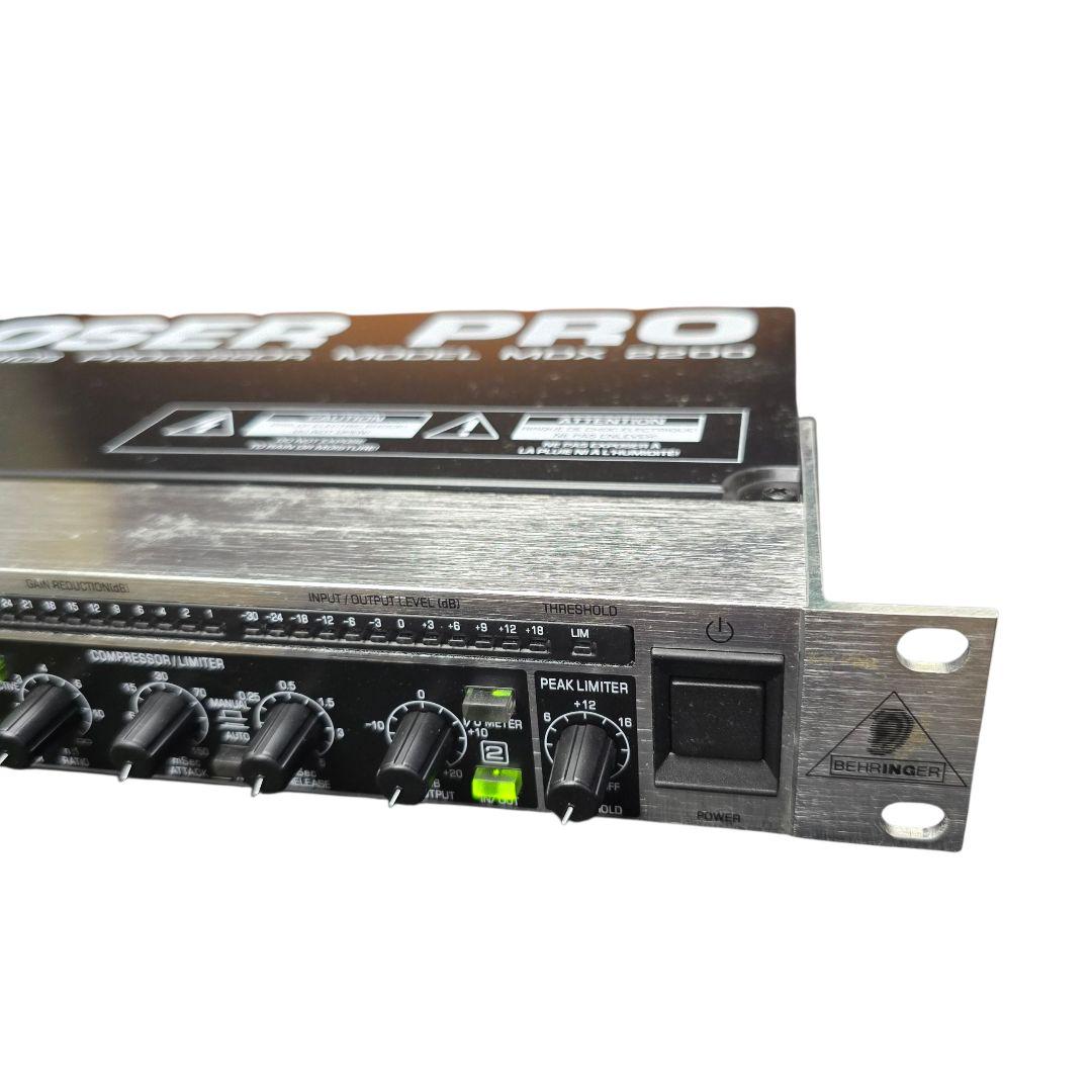 ③ベリンガー BEHRINGER MDX2200 コンプレッサー　PRO