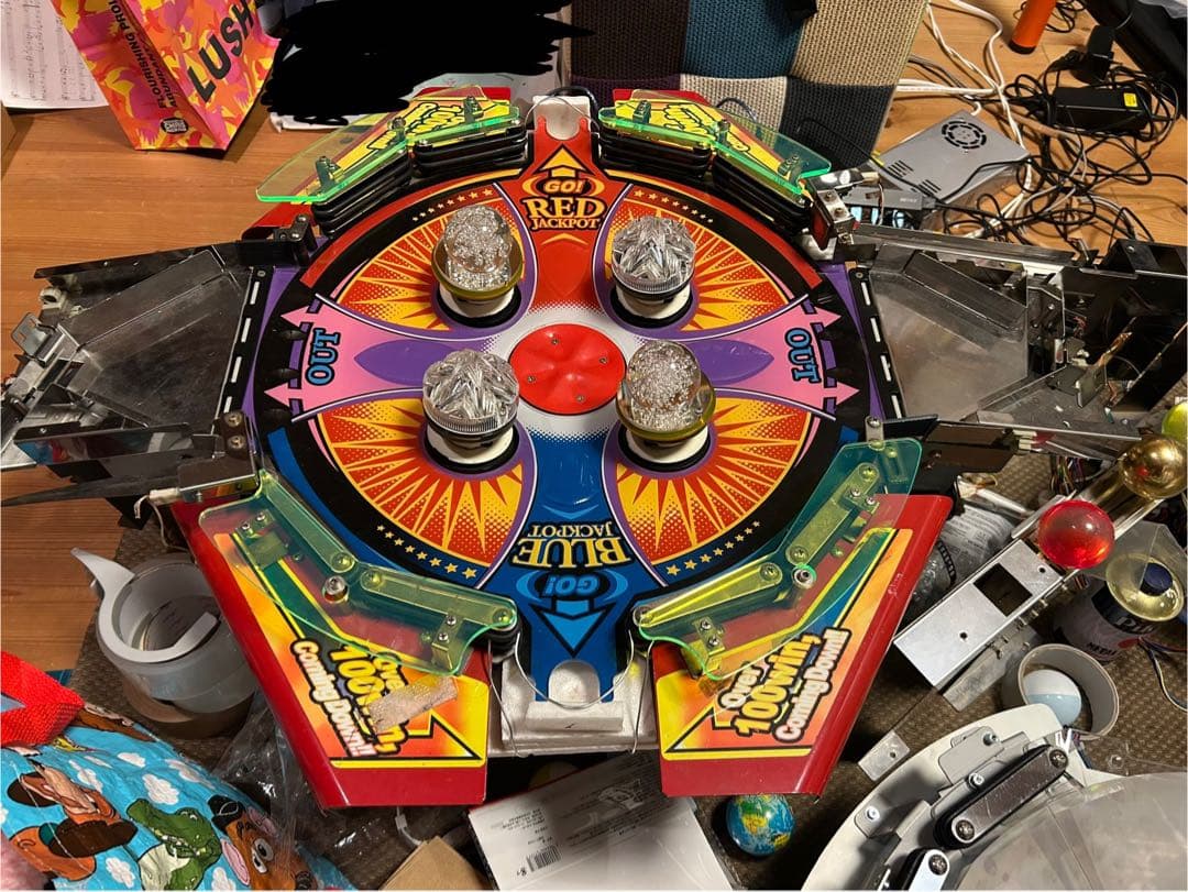 メダルゲーム スピンフィーバー センター抽選機