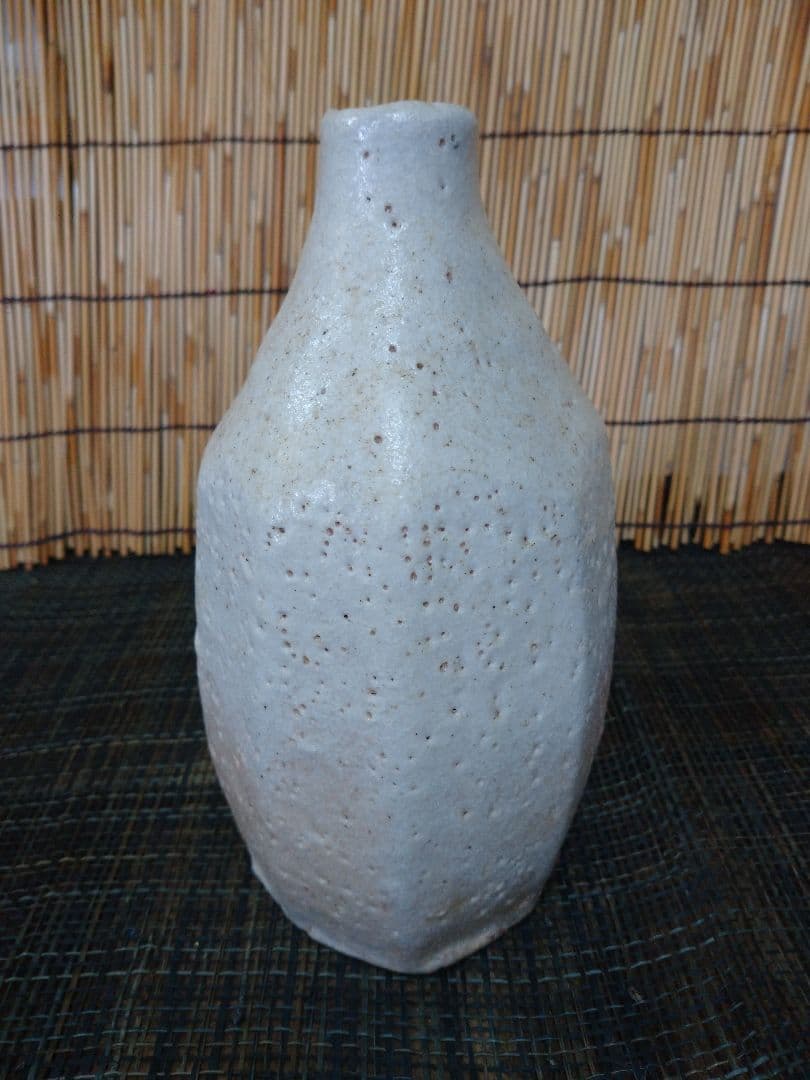 益子焼 花入れ 登り窯.