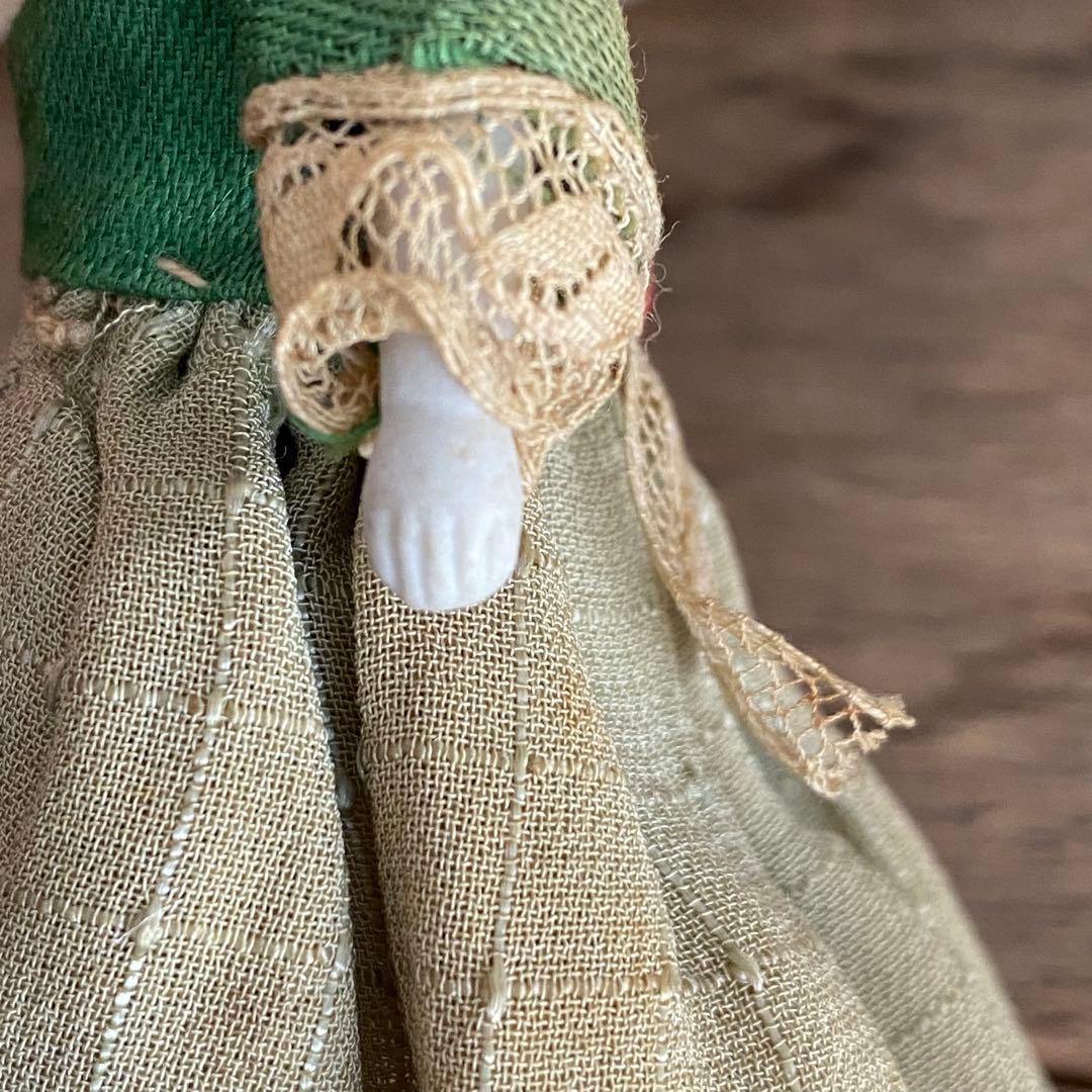 ドイツアンティーク チャイナヘッドドール 13cm