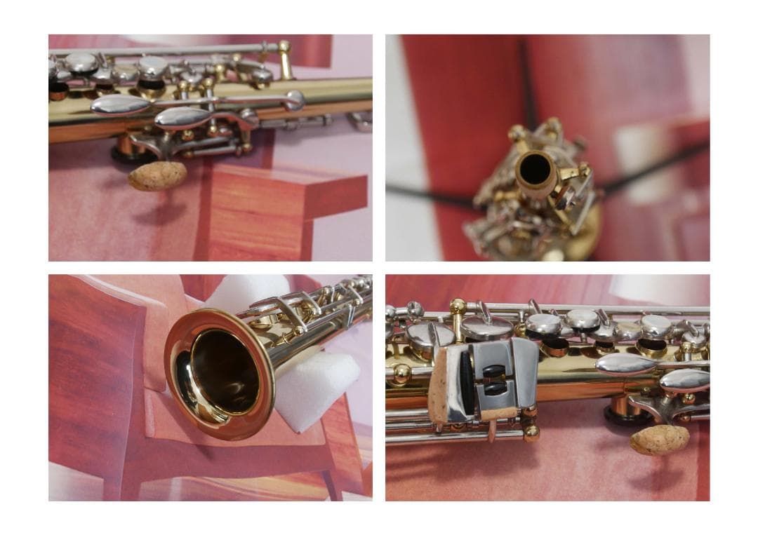 KAWAI B&S　ソプラノサックス（整備済み）マウスピース他一式付属