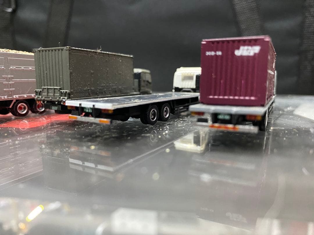 1/150 Nゲージサイズ　トラック、トレーラーコレクション13台+3台セット