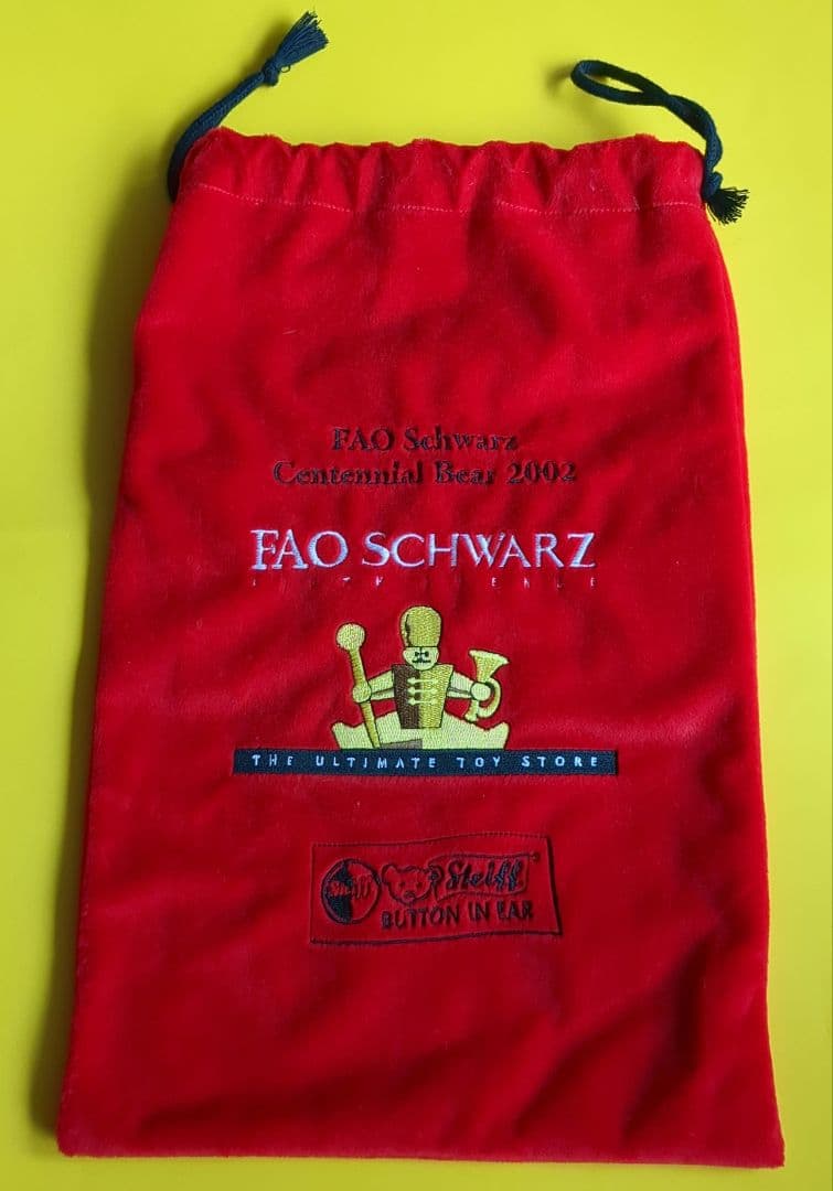 Steiff シュタイフ FAOシュワルツ　センテニアル・ベア ボール 2002