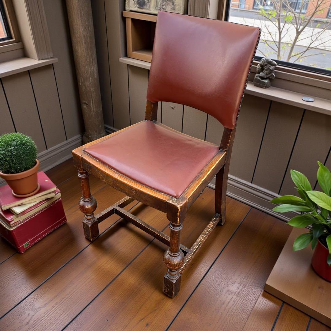 デンマーク製　アンティーク家具 ダイニング チェア 1900年代製作　西洋