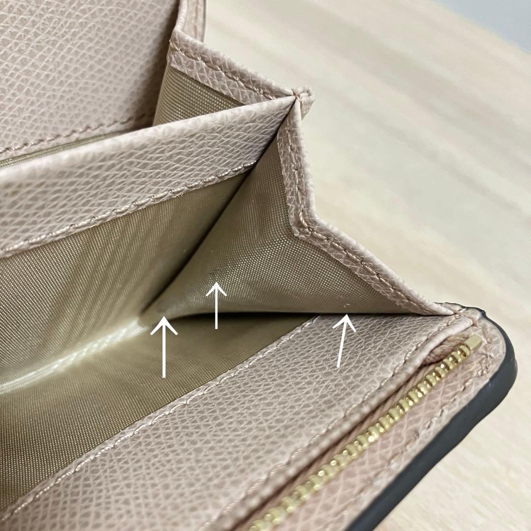 訳あり✨極美品✨FURLA✨フルラ✨二つ折り財布✨ピンク✨L字ファスナー