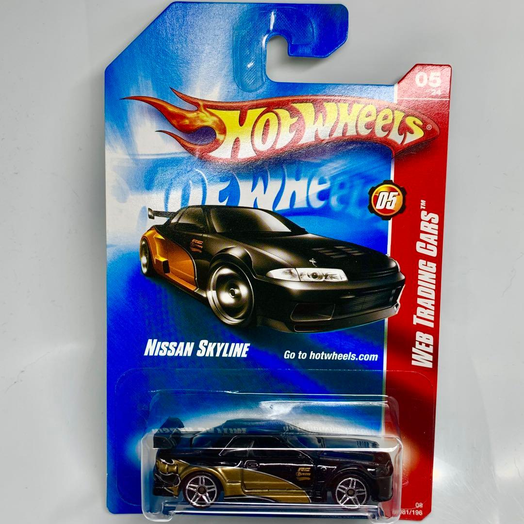 ホットウィール 日産 スカイライン GT-R BNR32 黒/金