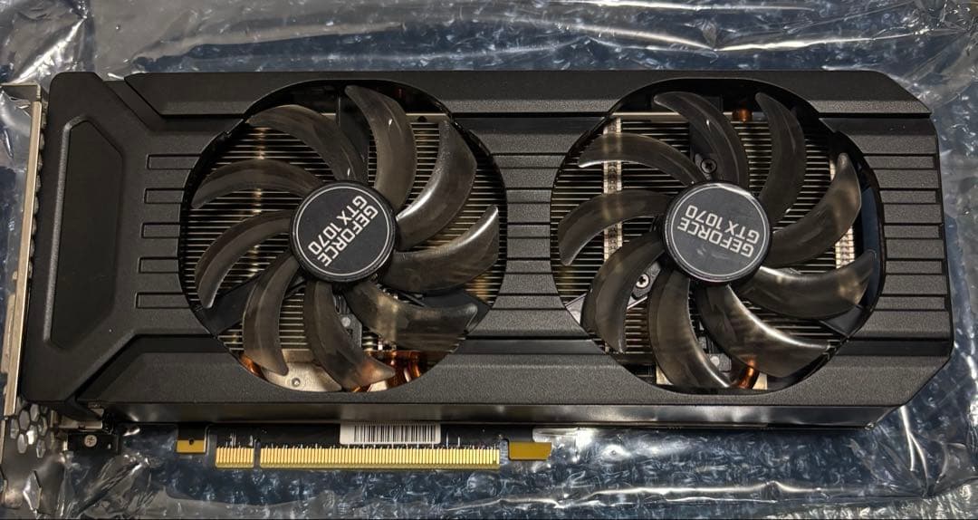 【動作確認済み】gtx1070 / 8gb