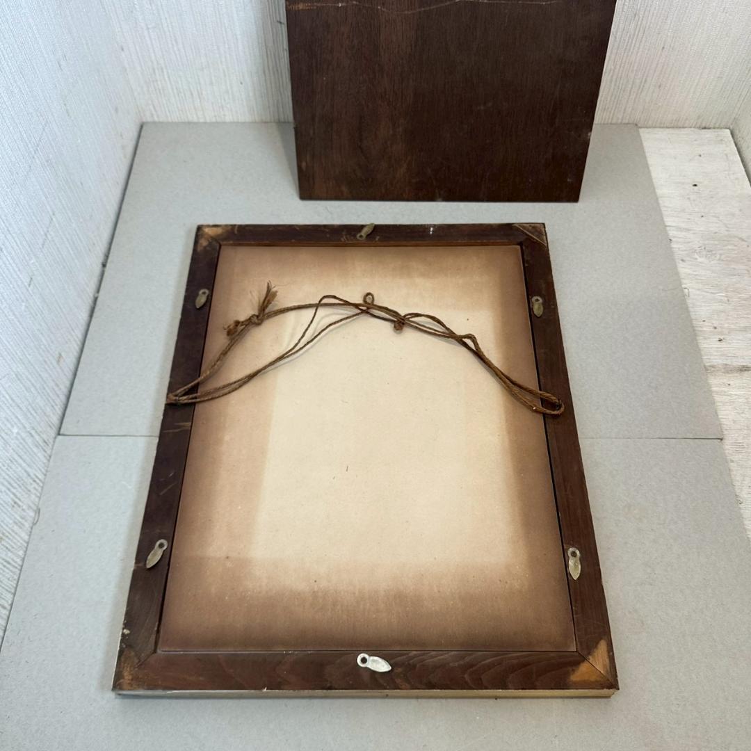 iΦ 真作 フランス ヴィンテージ ビックアイアート 少女 1972年 ドミニク