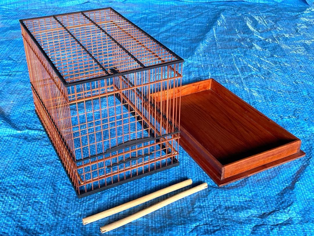 #6 鳥かご　寝箱　手作り　昭和　レトロ　セット　未使用
