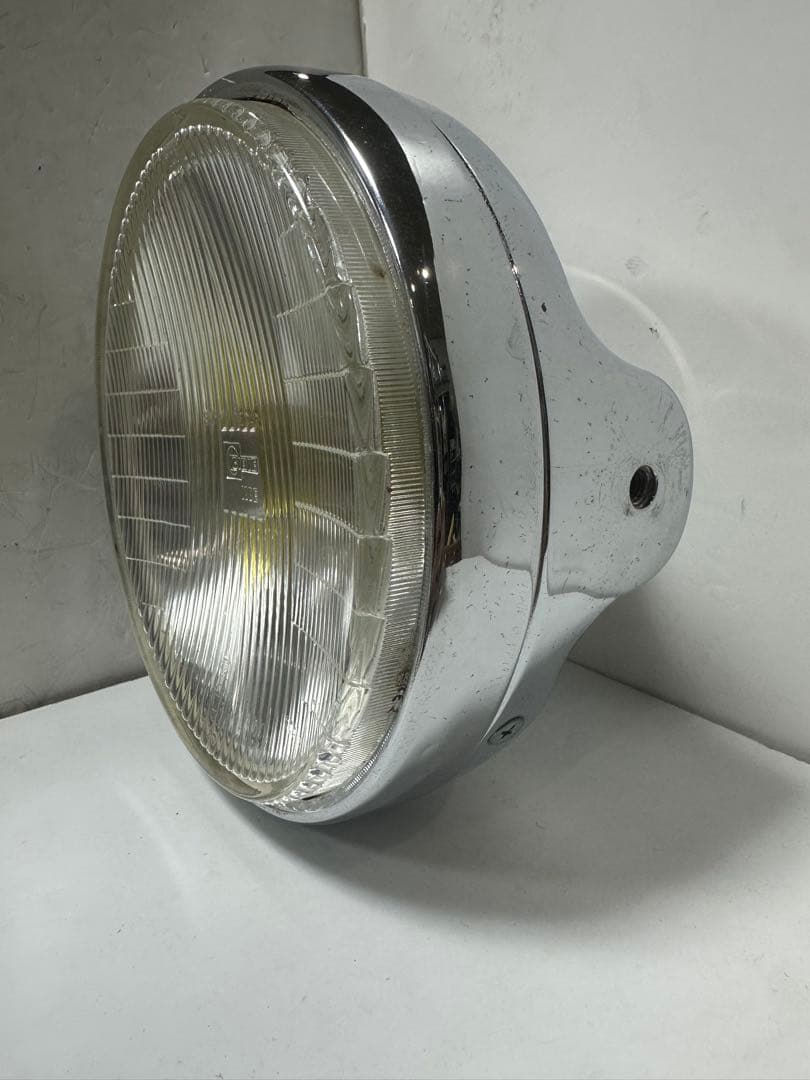 希少当時物180πシビエ凹レンズ付ヘッドライト/マーシャルCIBIE