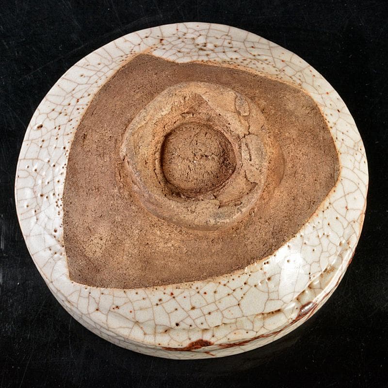 茶道具　志野茶碗　仕覆付　表千家十三代即中斎極め箱　V　R5871